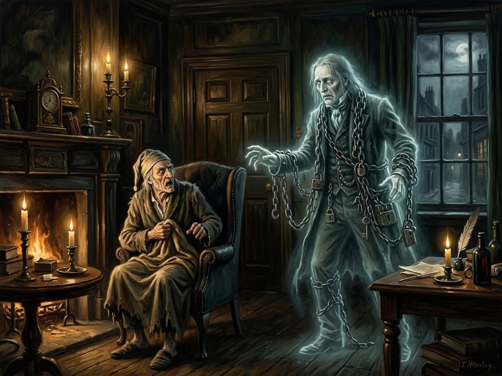 A Christmas Carol: Scrooge and the Spirits of Past and Present