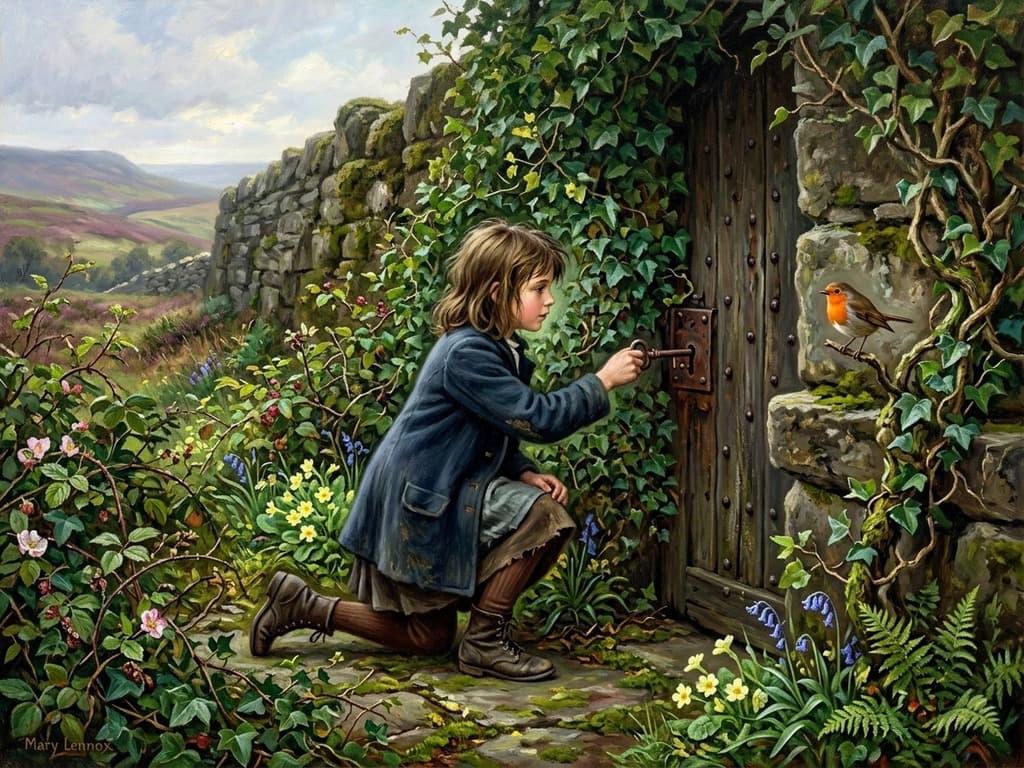 The Secret Garden: The Lonely Manor and the Hidden Key