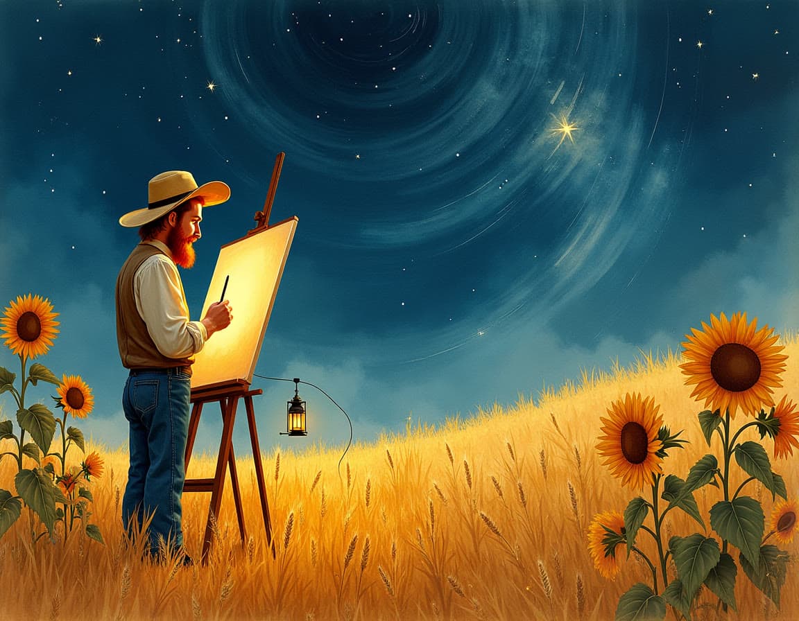Vincent van Gogh: The Burning Starry Night